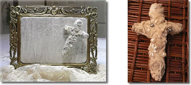 クロスのブローチ