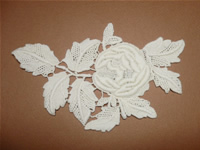 バラのレース／アイボリー