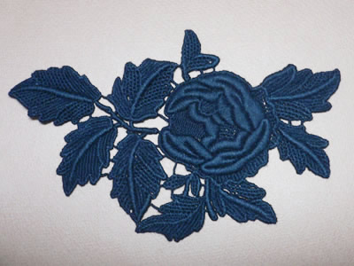 バラのレース／ブラック